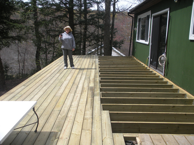 DIY deck building