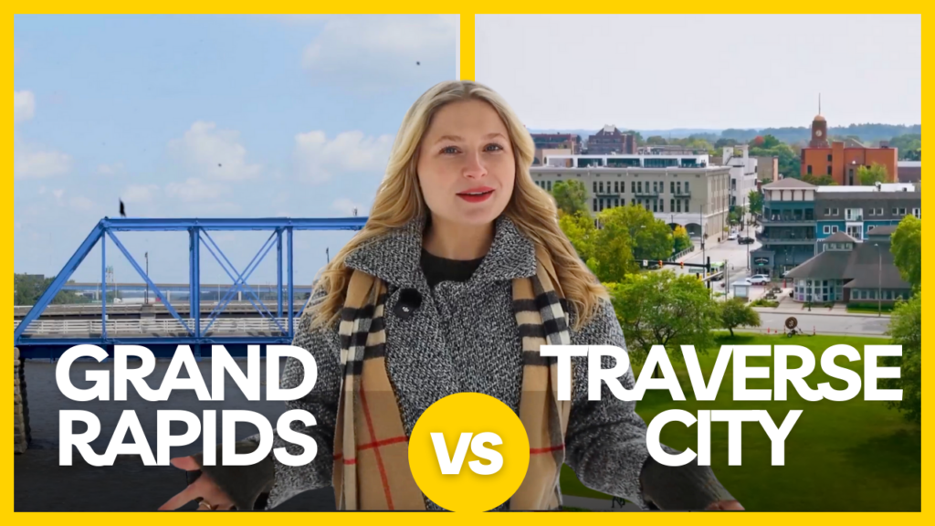 Whether you're relocating or just looking to visit, today we’ll compare two of Michigan's most beloved cities, Grand Rapids vs Traverse City.