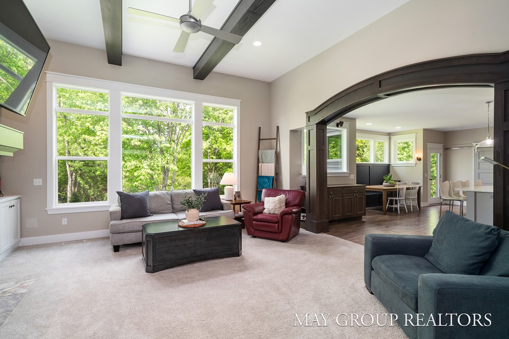 interior of home in byron center mi