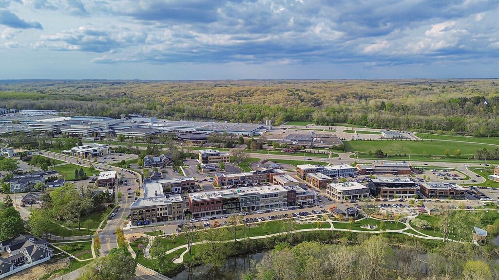 ada michigan aerial view